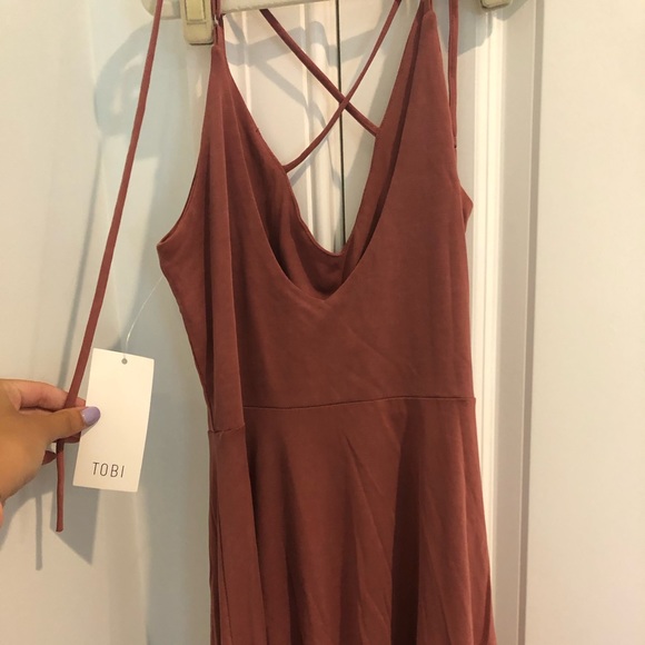 Tobi Dresses & Skirts - Rusty red Tobi Dress (Never worn)